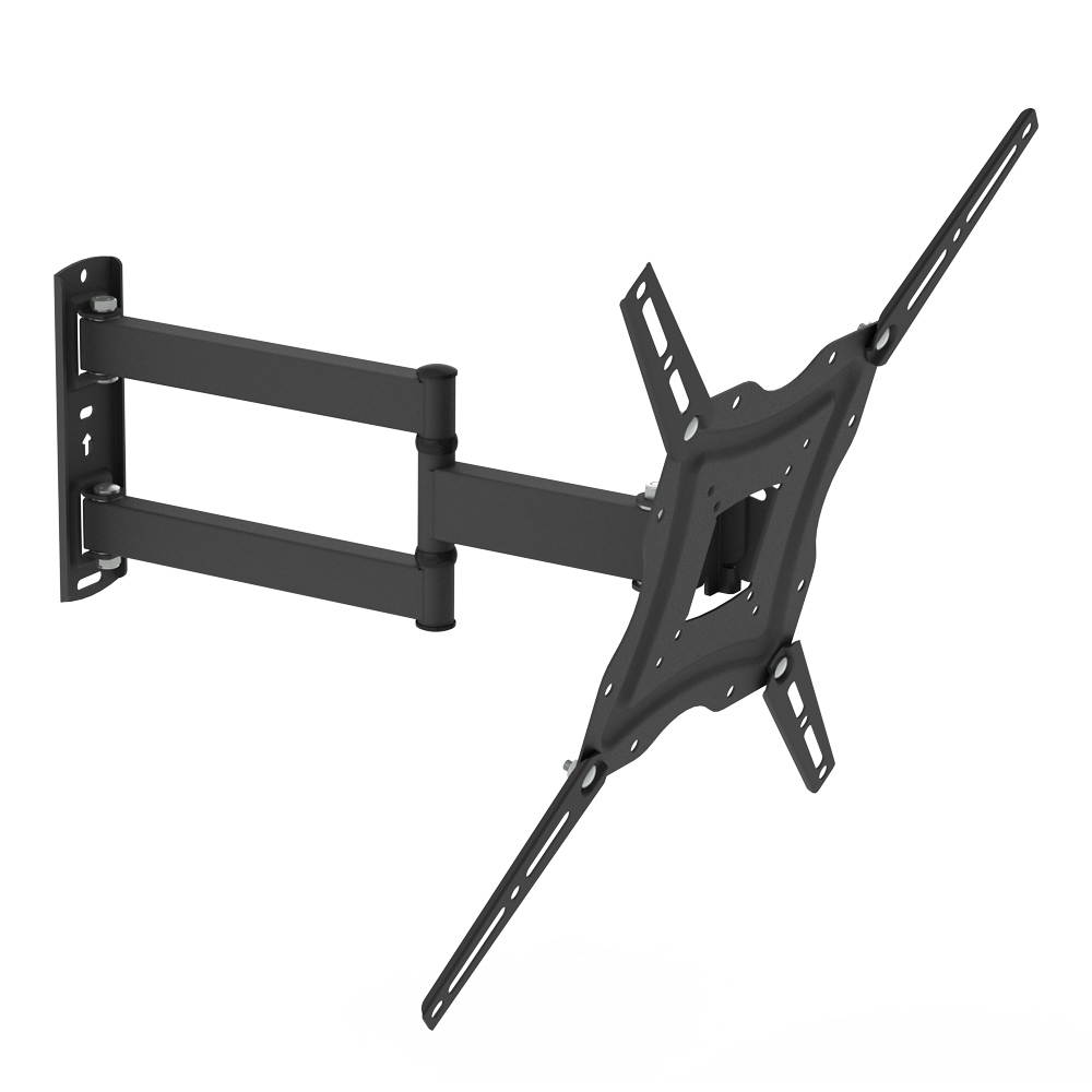 Full Motion TV Wall Mount Tilt 180&deg; Swivel For 26 32 36 39 40 42 46 50 52 55"