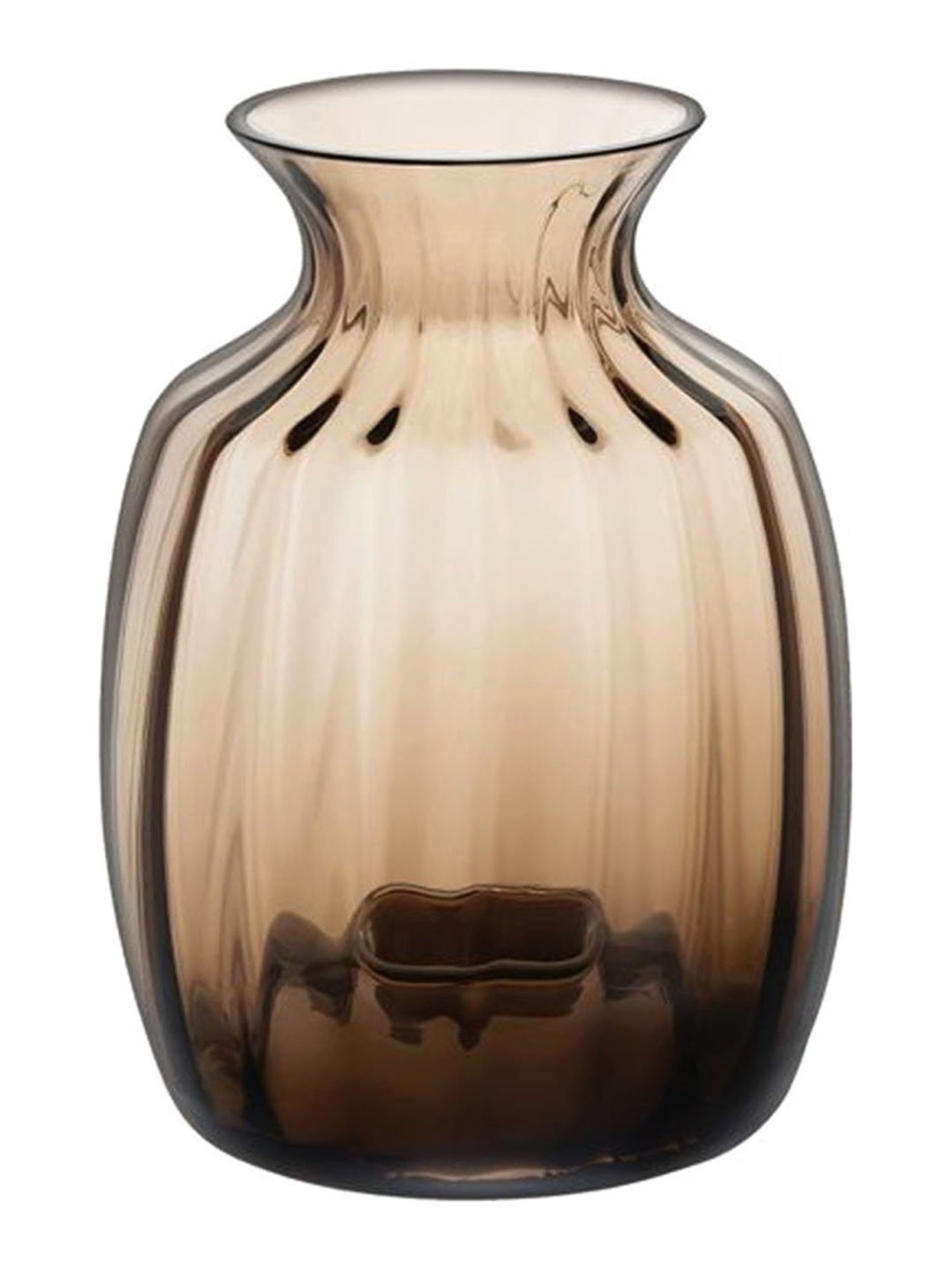Dartington Brown Glass Large Vase - Set of 1