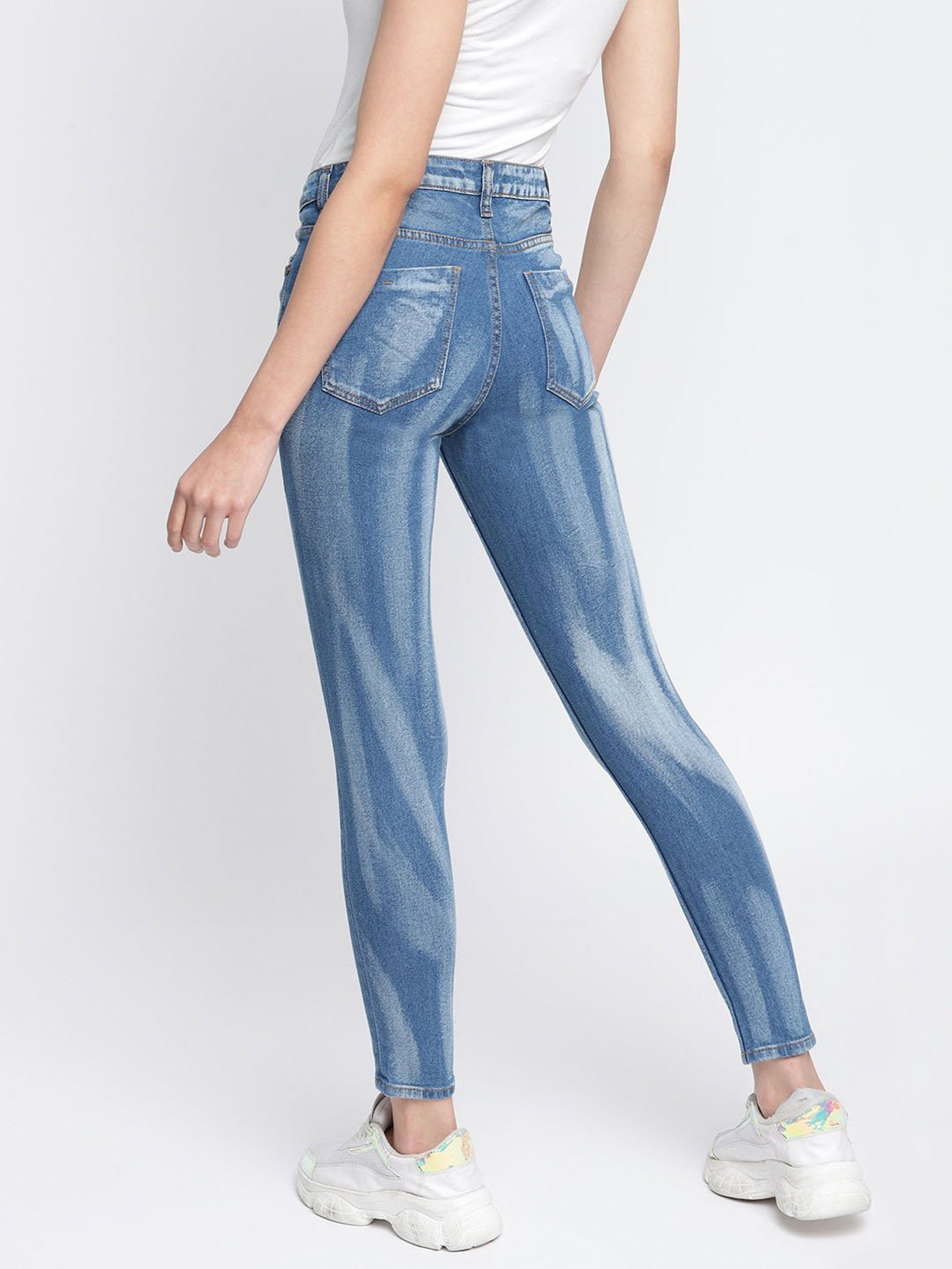 Tales & Stories Blue Skinny Fit Jeans