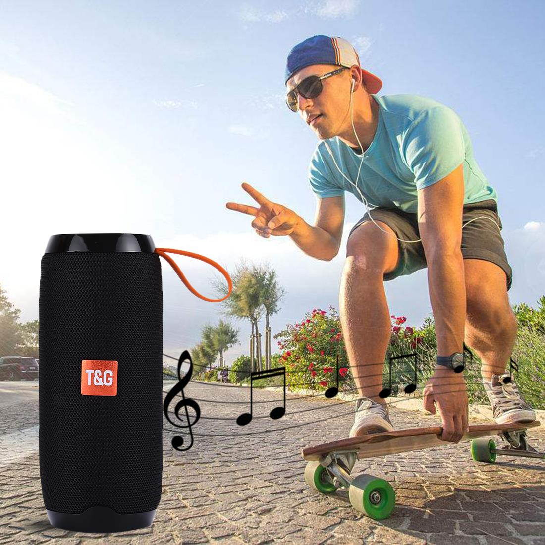 T&G TG106 Portable Wireless Bluetooth V4.2 Stereo Speaker with Handle