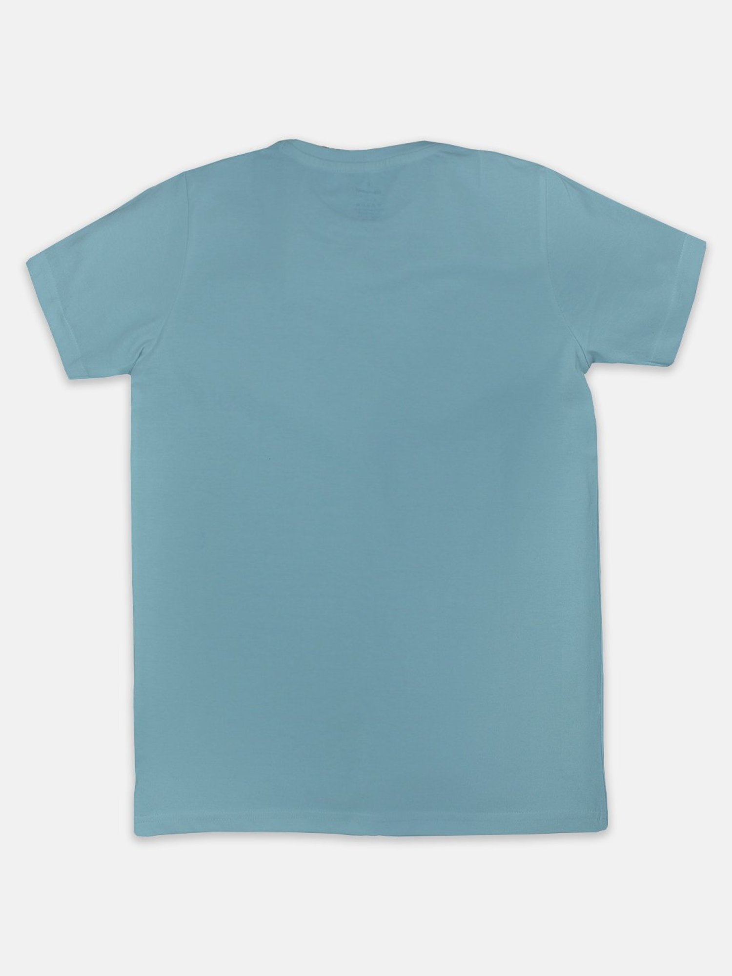 Kiddopanti Kids Light Blue Solid T-Shirt