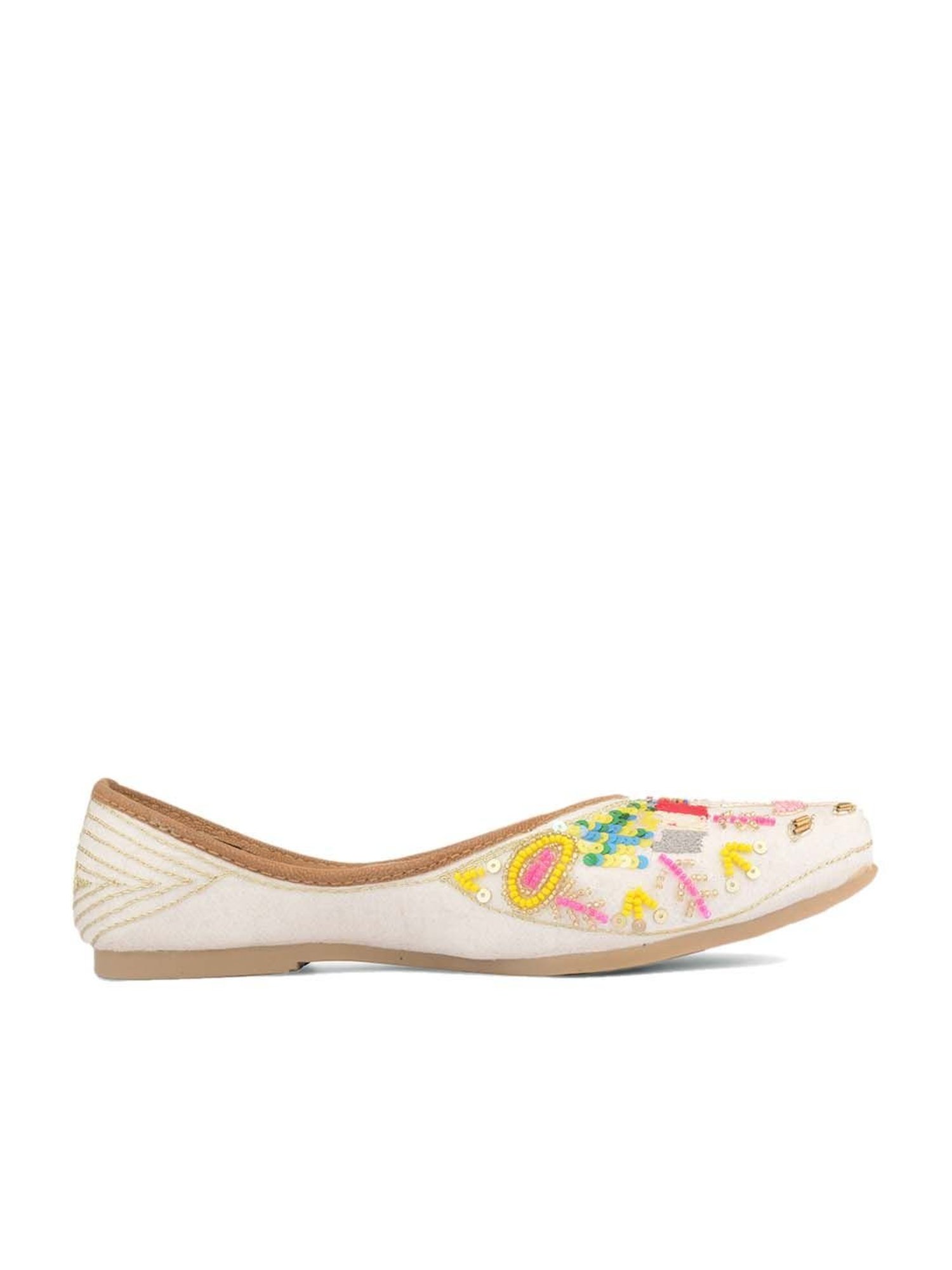 Desi Colour Women's Multicoloured Ethnic Juttis