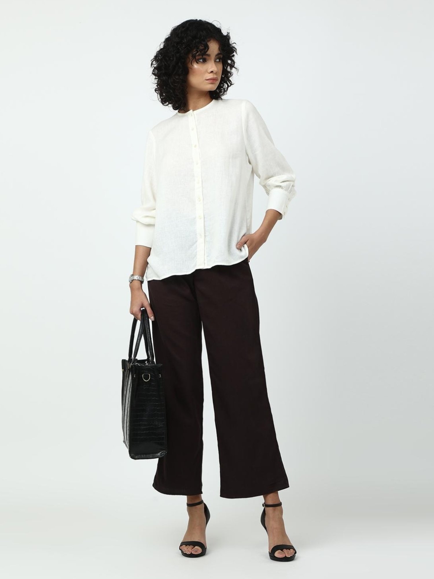 Saltpetre Off-White Puff Sleeve Shirt