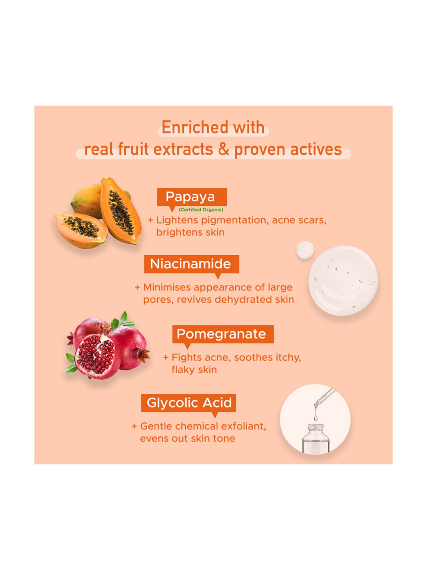 Pure Sense Natural Papaya Face Scrub - 50 gm