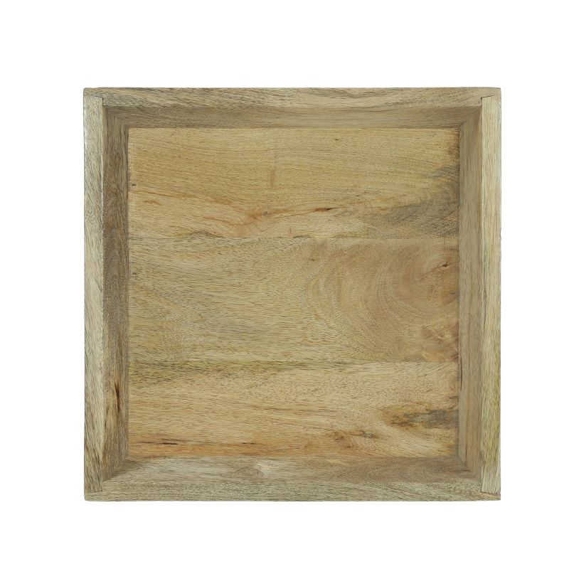 Meagher Rustic Handcrafted Mango Wood Side Table Natural - Christopher Knight Home