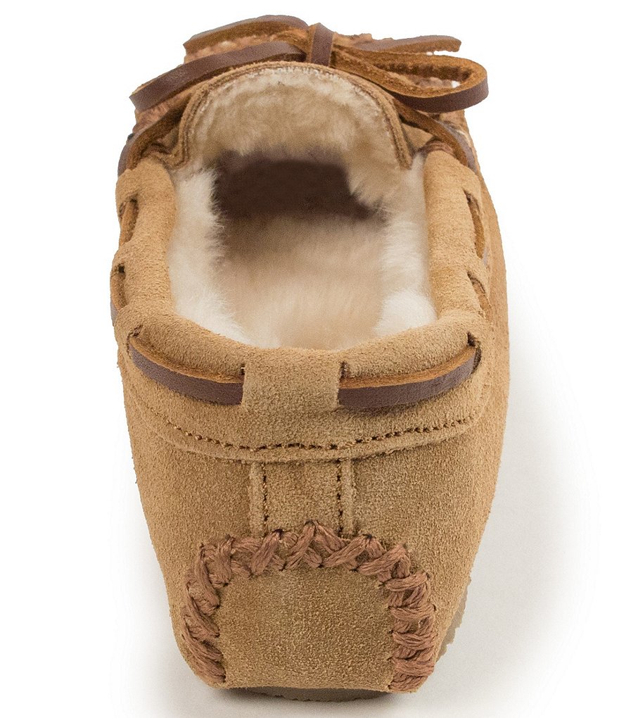 Minnetonka Kids' Cassie Suede Slippers (Toddler)