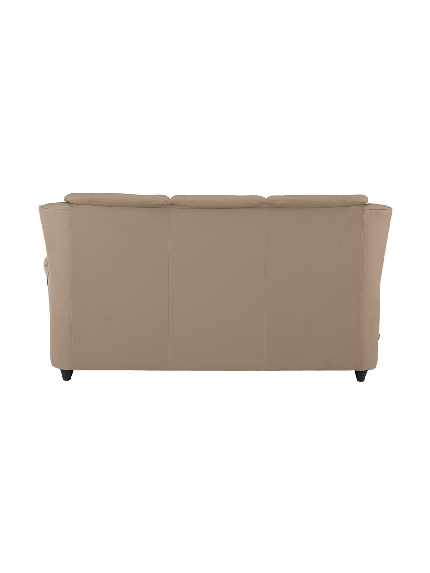Durian Blos Brown Premium Leatherette 3 Seater Sofa
