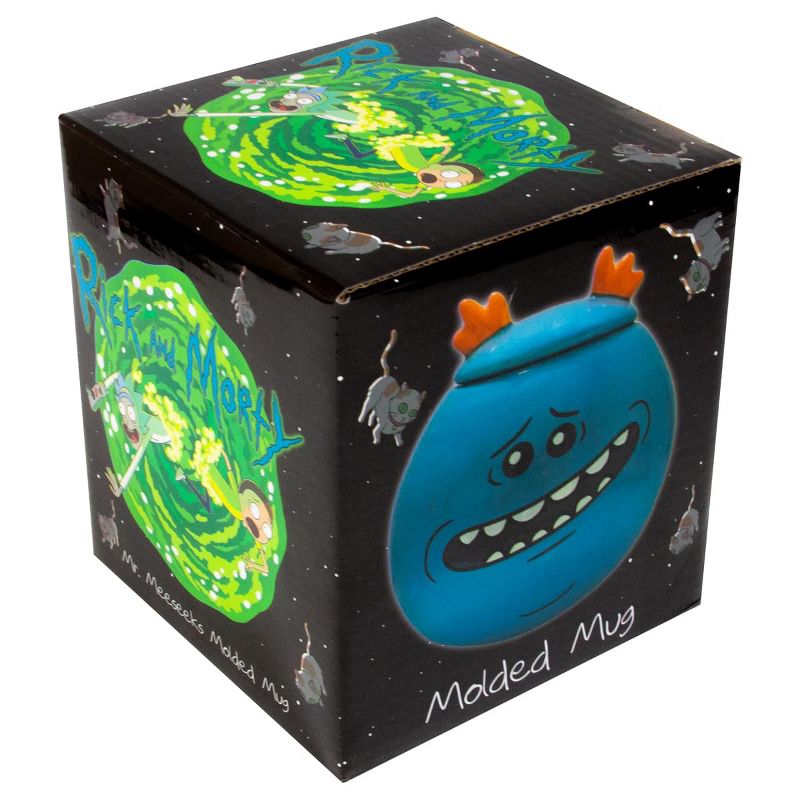 Surreal Entertainment Rick & Morty Collectibles | Rick and Morty Mr. Meeseeks Mini Mug | 2 Tufts