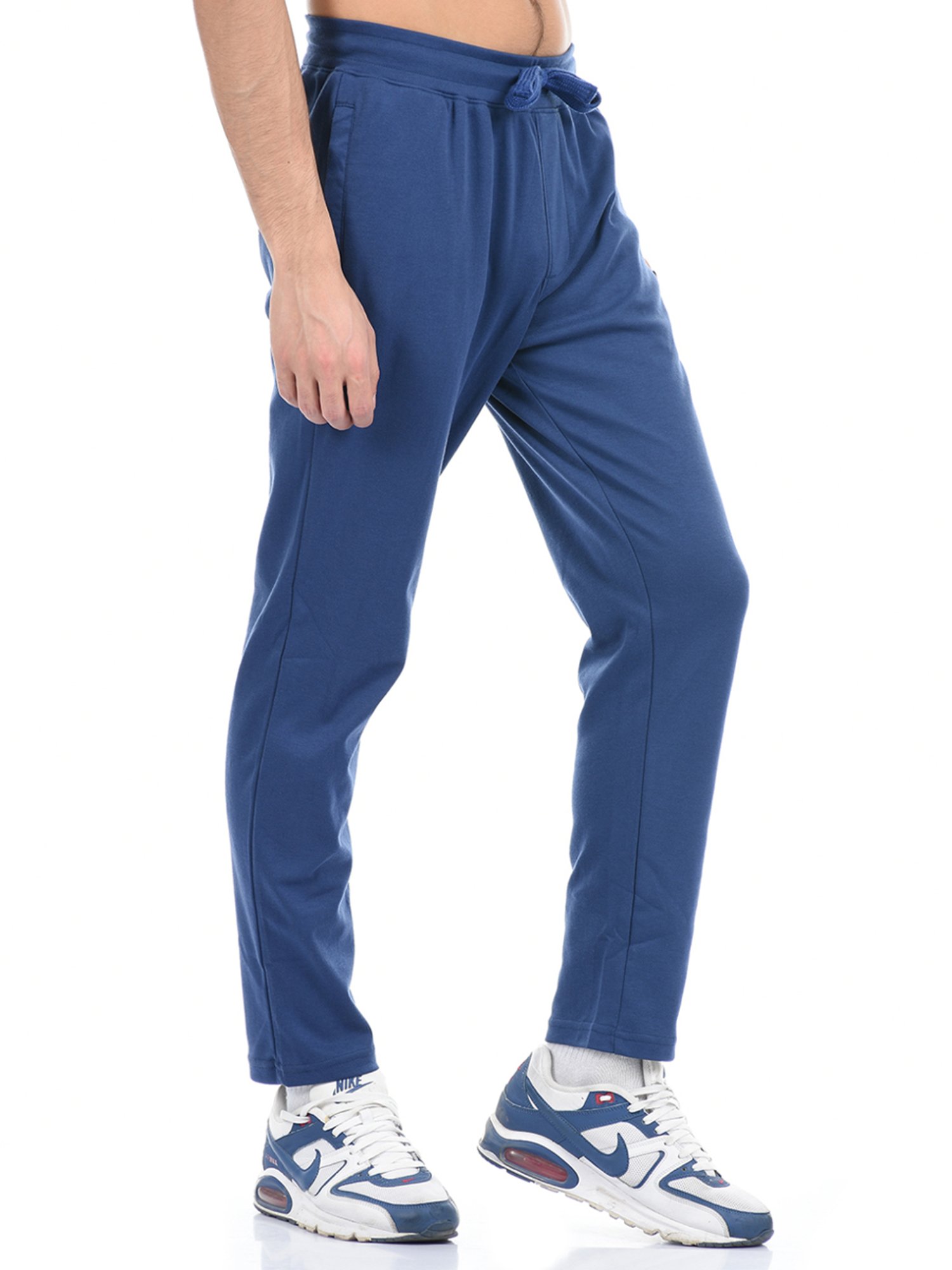 London Fog Blue Regular Fit Track Pants