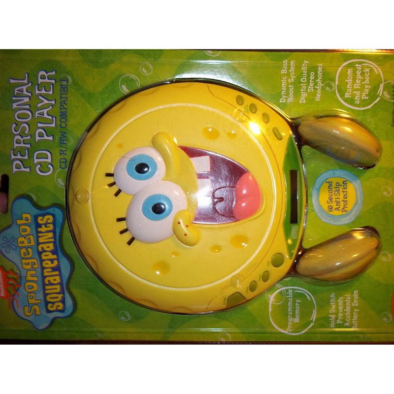 Spongebob Squarepants 37062 Personal CD Player (Yellow)