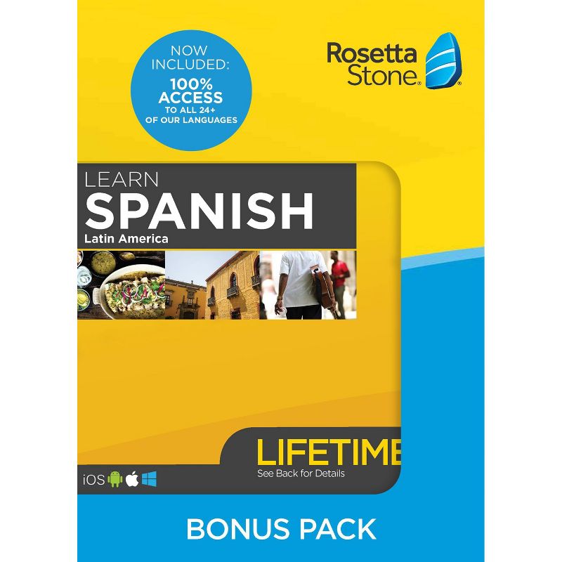Rosetta Stone Lifetime Barron's Bundle Spanish LA (Hardcover)