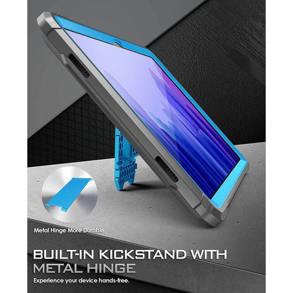 Poetic Case For Galaxy Tab A7 10.4 Tablet Full Coverage w/stand Cover Blue