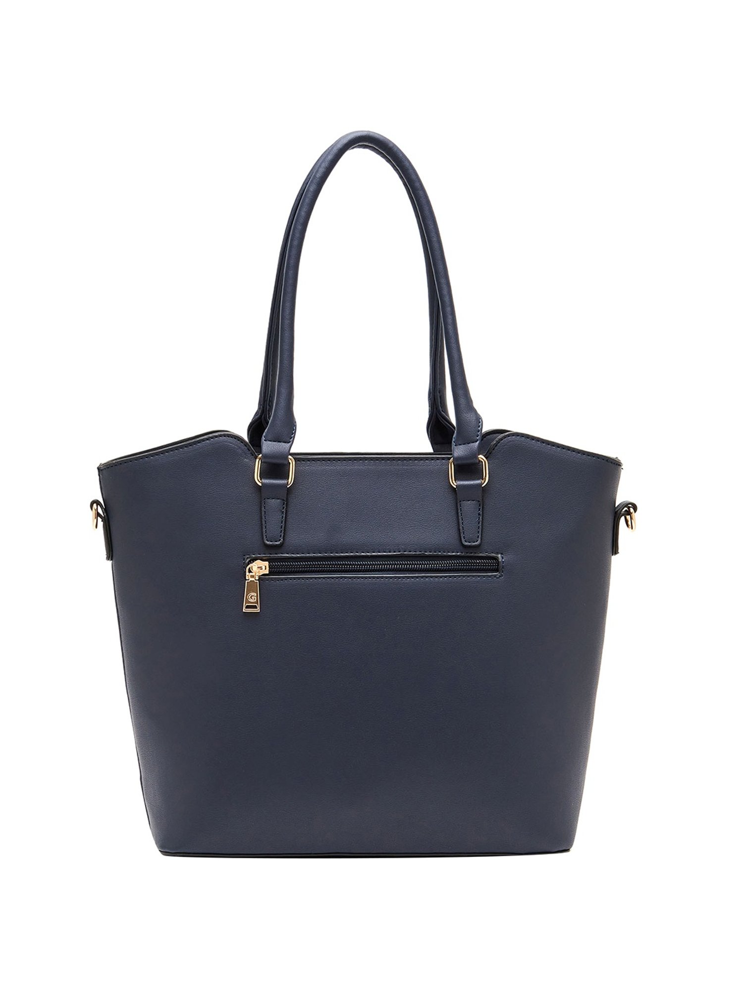 Giordano Blossoms 2020 Navy Solid Medium Shoulder Handbag