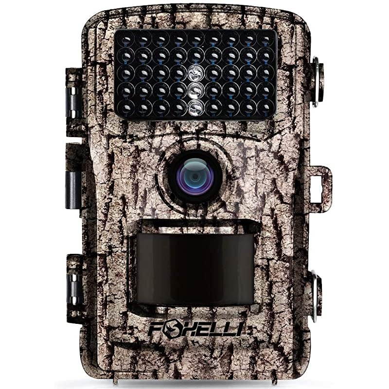 Trail Camera 14MP 1080P Full HD Wildlife Scouting Hunting Camera with Motion Activated Night Vision 120&deg; Wide Angle Lens 42 IR LEDs and 24 LCD Screen IP66 Waterproof Game Camera