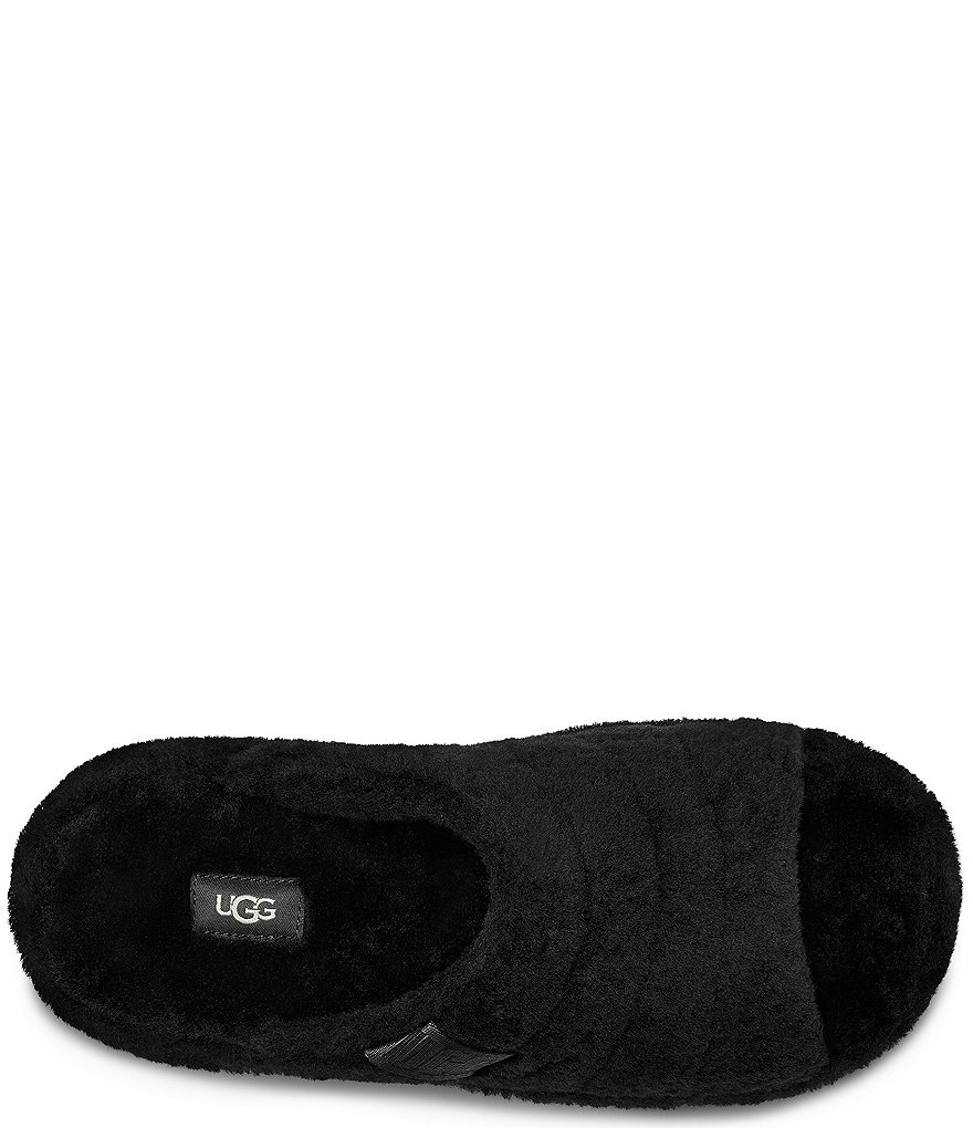 UGG&reg; Men's Scuff Logo Suede Slippers