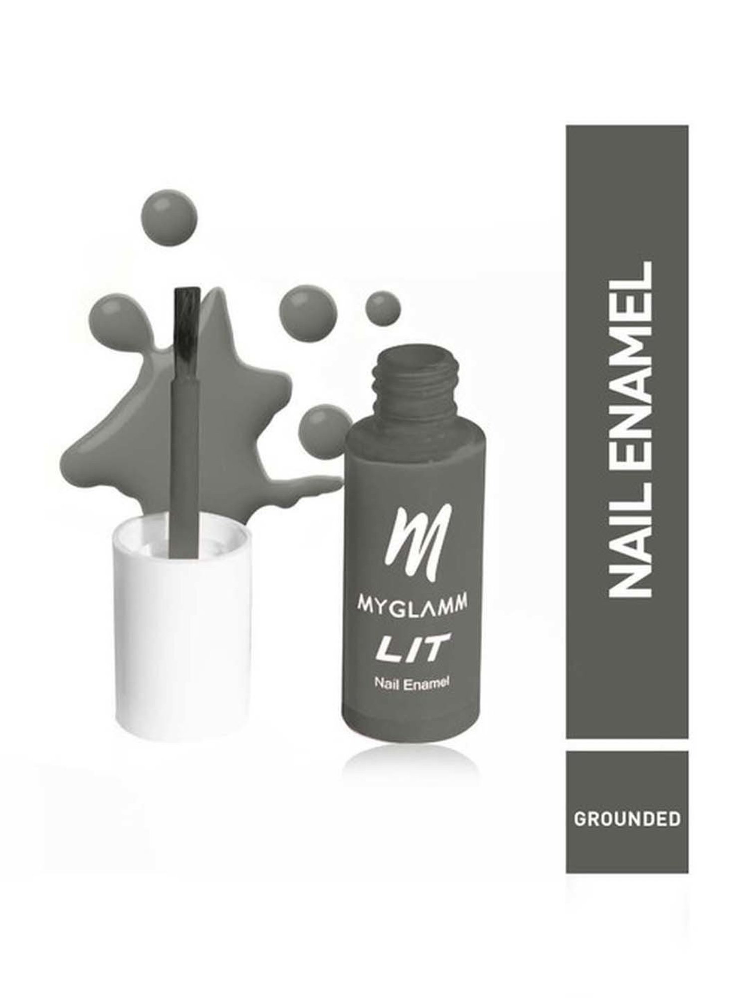MyGlamm Lit Nail Enamel Grounded - 7 ml