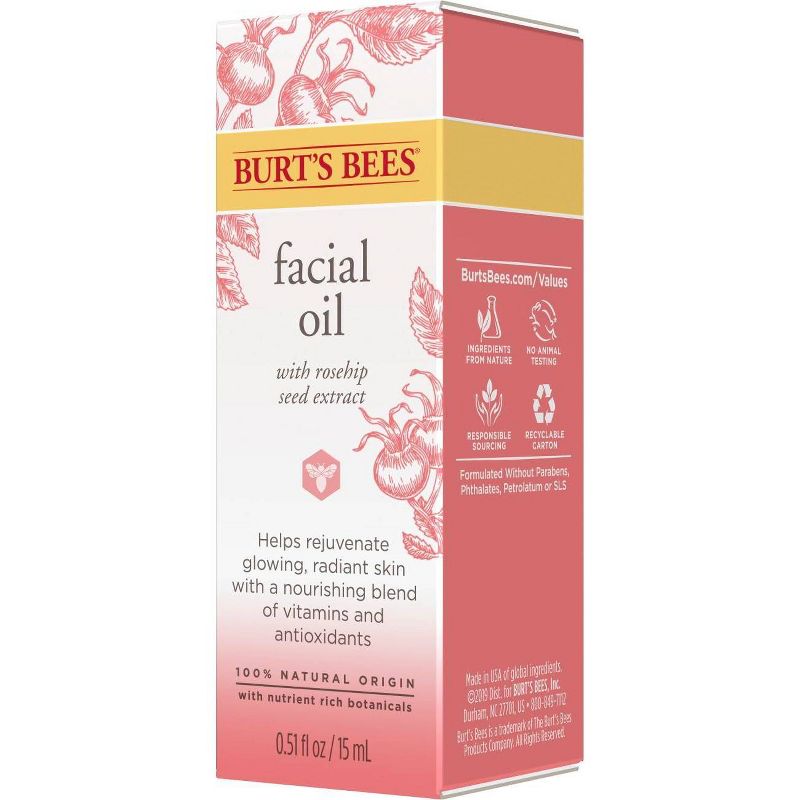 Burt's Bees Complete Nourishment Facial Oil - 0.51 fl oz