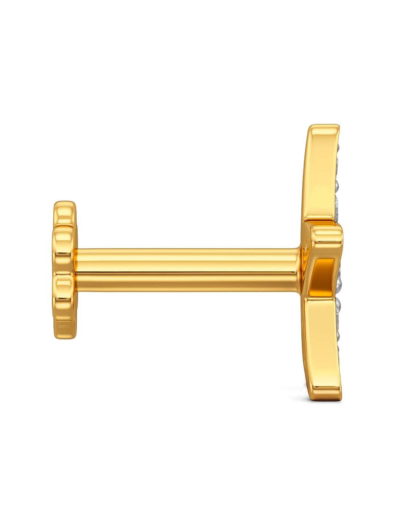 Joyalukkas 18k Gold & Diamond Nosepin