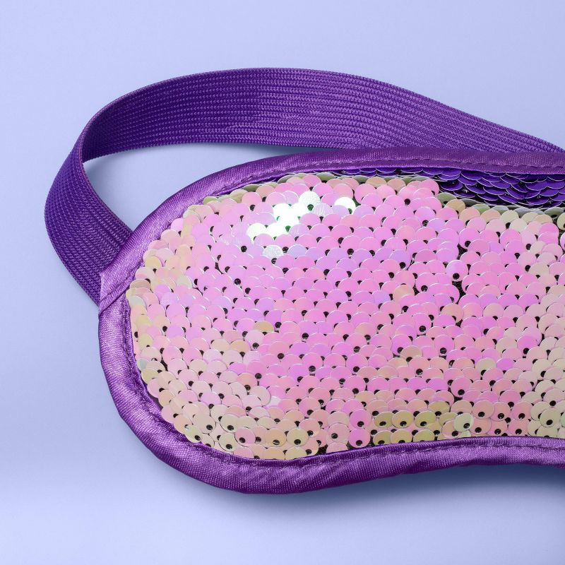 Sleep Mask with Sequins - More Than Magic™ Pink/Silver