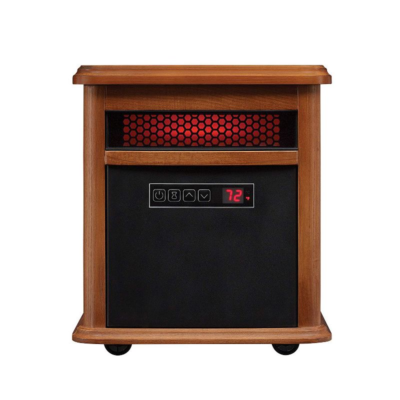 Duraflame 1500 Watt 5200 BTU Portable Electric Infrared Quartz Heater, Oak