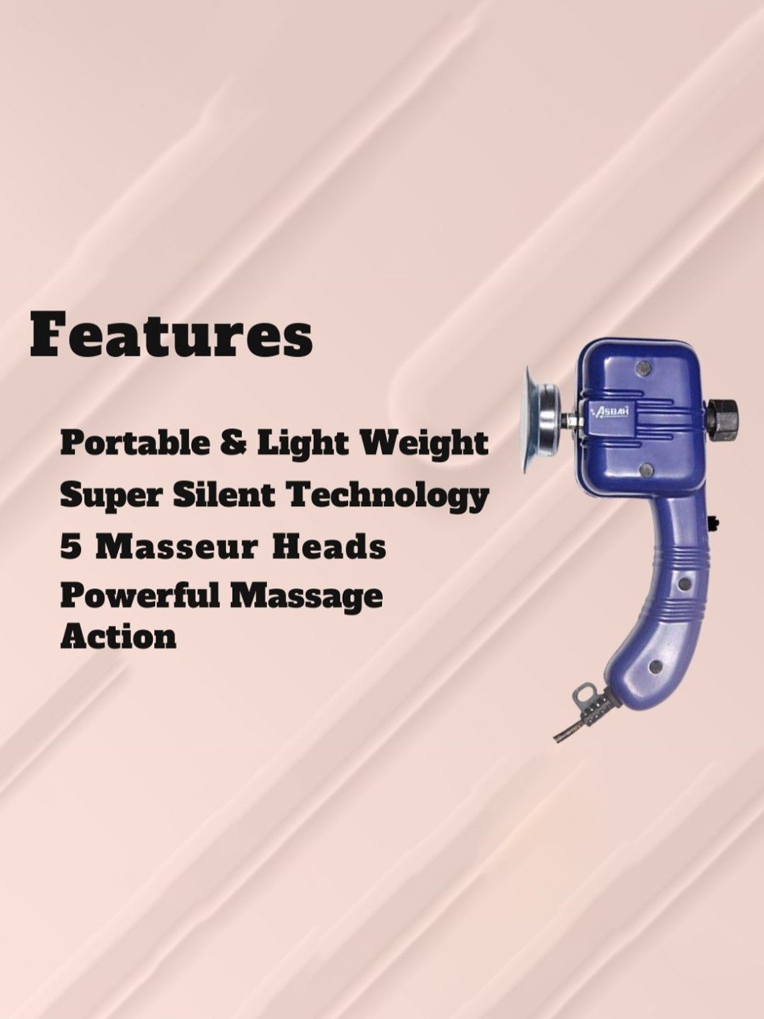 Asbah Professional Idella Massager Machine