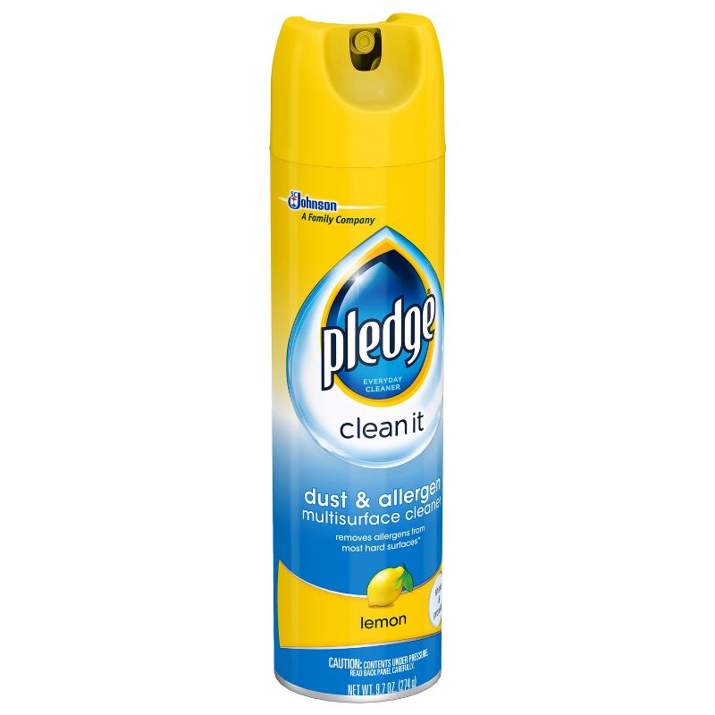 Pledge Dust & Allergen Lemon Multisurface Cleaner - 9.7oz