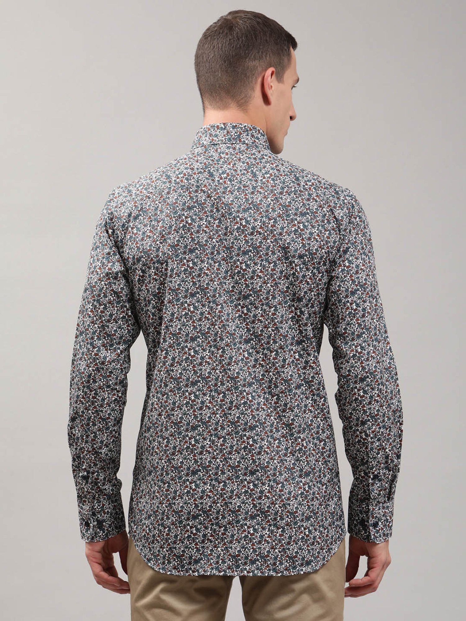 Matinique Multicolor Regular Fit Printed Cotton Shirt