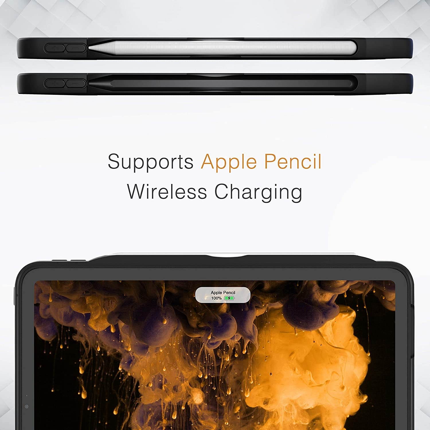 ZUGU CASE (New Model) The Alpha Case for 10.9 Inch iPad Air Gen 4 (2020 ONLY) - Protective, Ultra Thin, Magnetic Stand, Sleep/Wake Cover (Fits Model #s A2072, A2316, A2324, and A2325) - Black