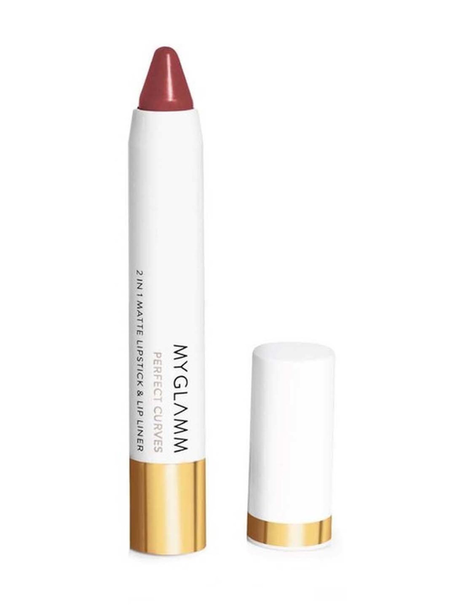 MyGlamm Perfect Curves Matte Lip Crayon Bourbon Candy - 3.7 gm