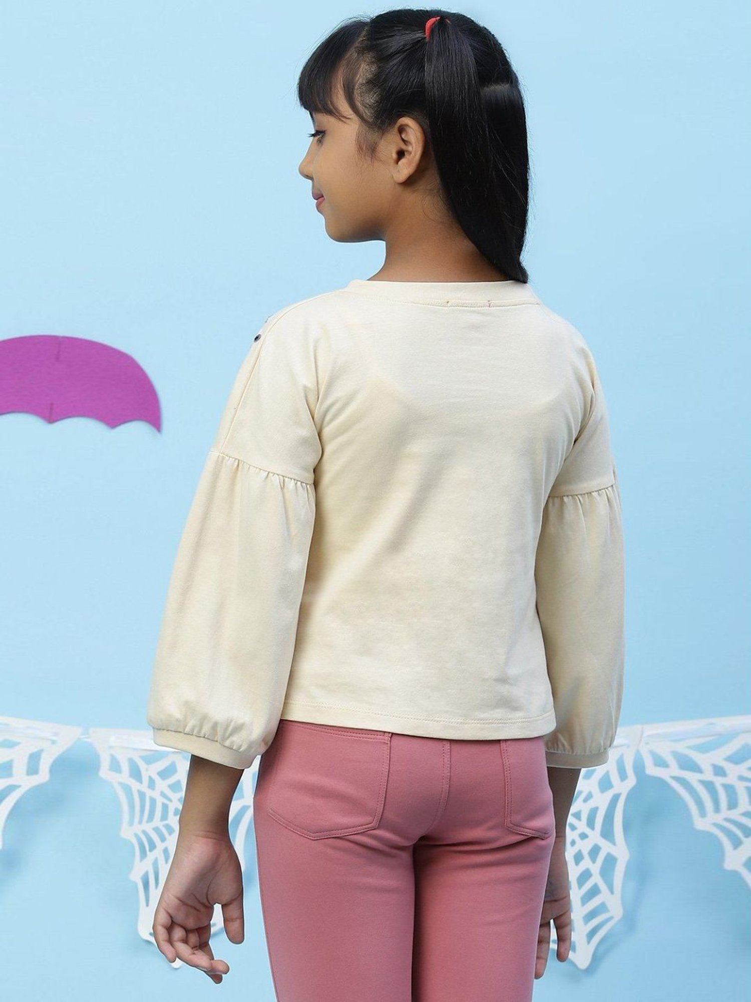 Cutecumber Kids Plum Lace Top