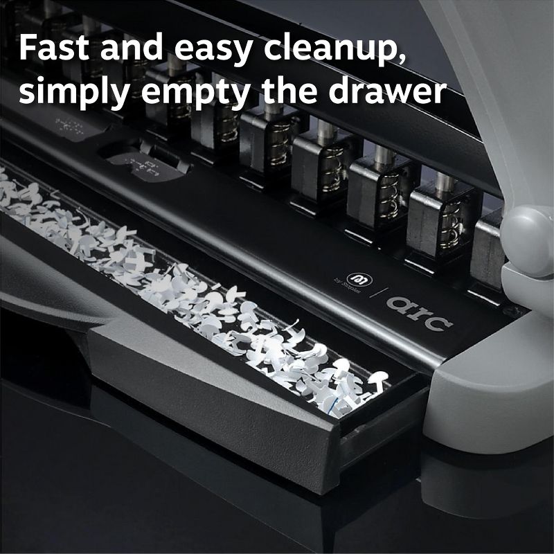 Staples Arc System Desktop Punch 8 Sheet Capacity 324688