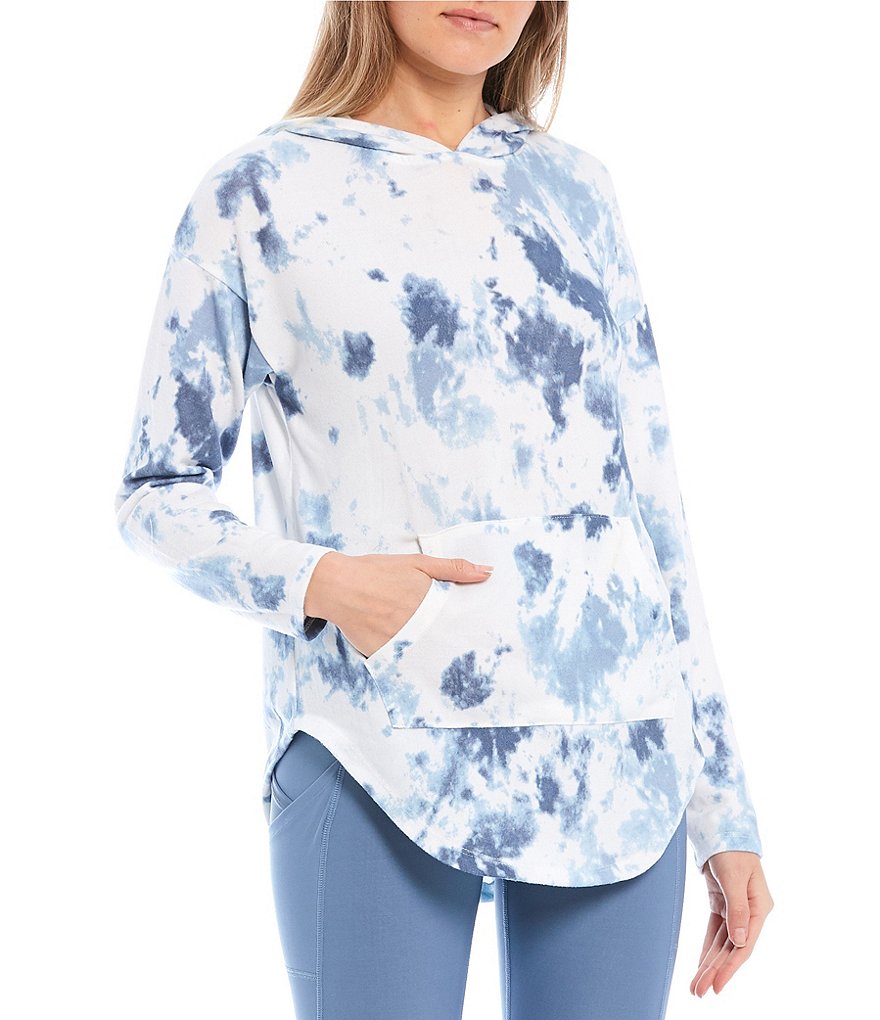 Honey & Sparkle Tie-Dye Long Sleeve Hoodie