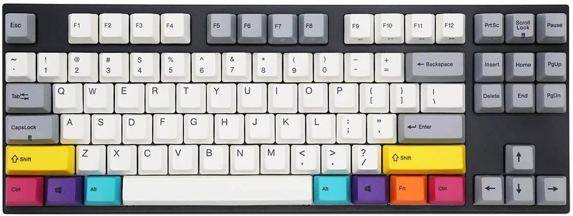 Varmilo VA87M CMPYO White LED TKL Dye Sub PBT Mechanical Keyboard (Cherry MX Silent Red)