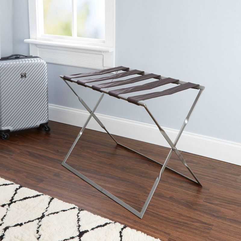 X Frame Luggage Rack Chrome - Silverwood