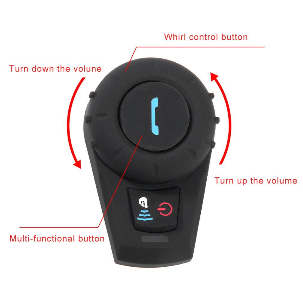 500M Bluetooth Intercom Motorcycle Motorbike Helmet Intercom Bluetooth Interphone Headset Motorcycle Helmet Intercom Handfree