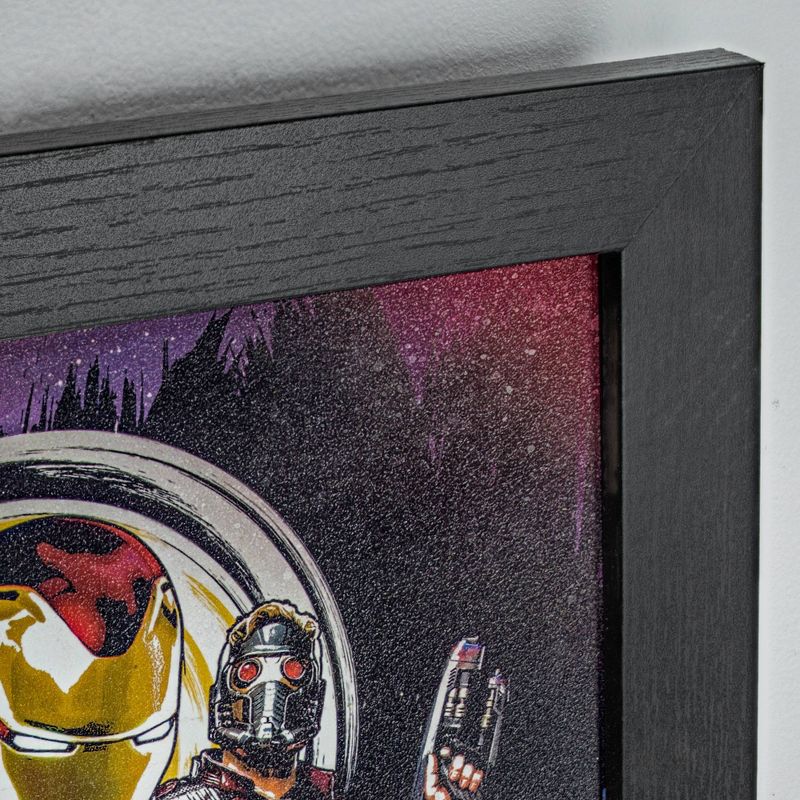 Licensed Marvel Comics Avengers: infinity War Wall Art Black - Crystal Art Gallery