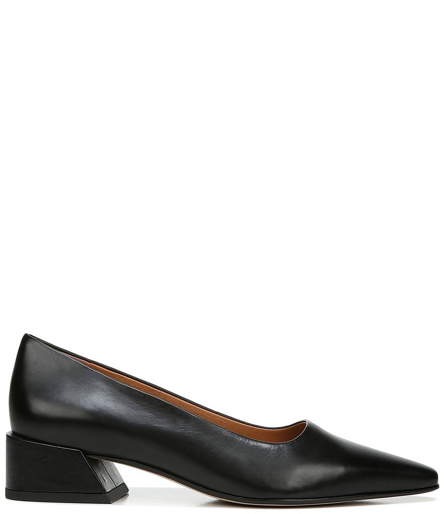 Sarto by Franco Sarto Modena Leather Block Heel Pumps