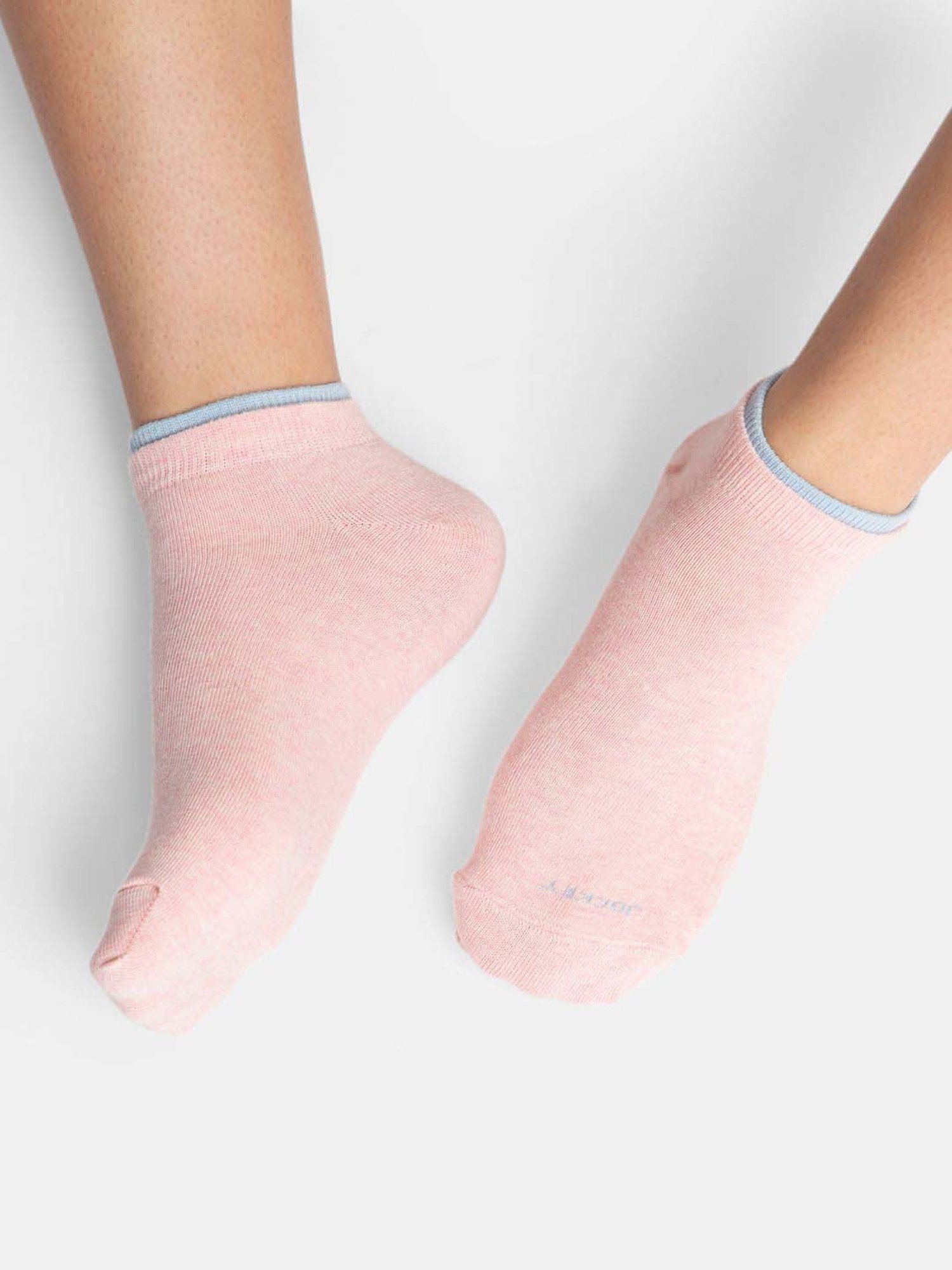 Jockey 7491 Women's Compact Cotton Solid Low Show Socks (Pack of 2)