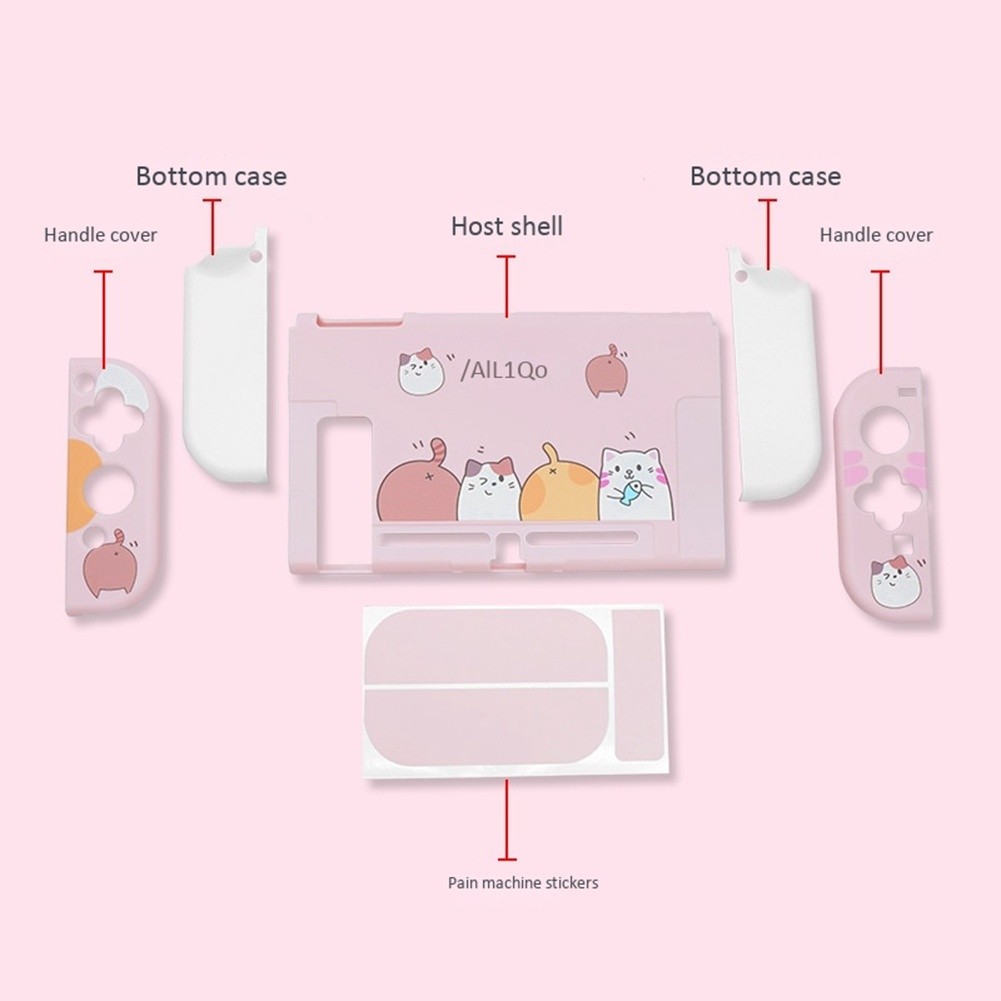 Suitable for Nintendo Switch Protective Shell Frosted Painted Shell Ns Split Shell Switch Protective Cover B