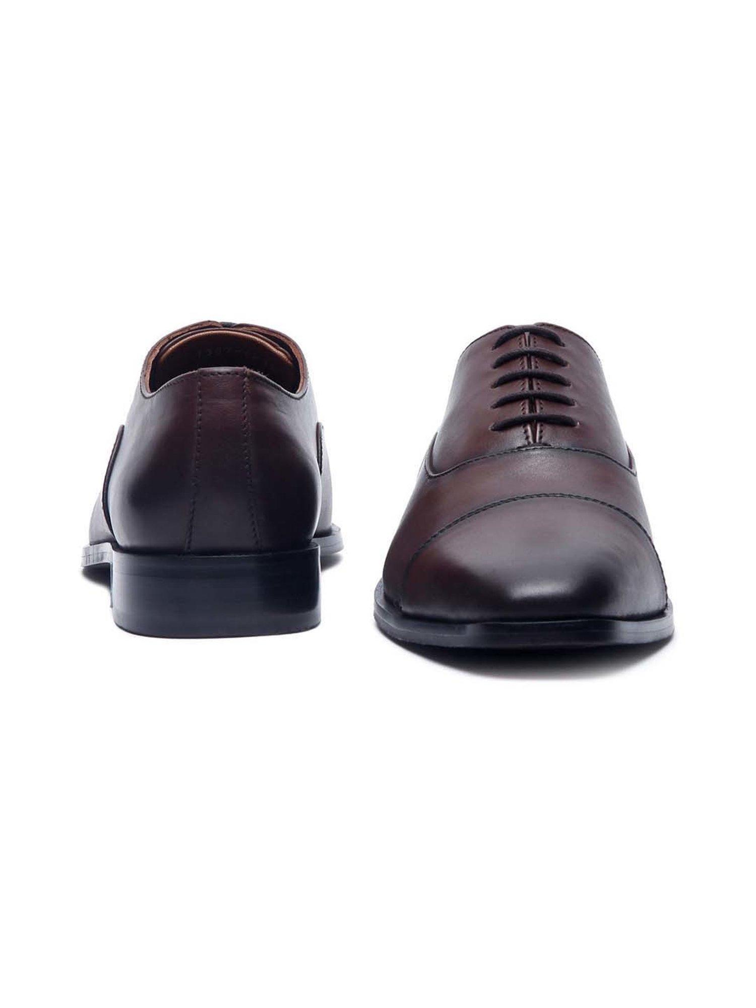 Louis Stitch Men's Brunette Brown Oxford Shoes