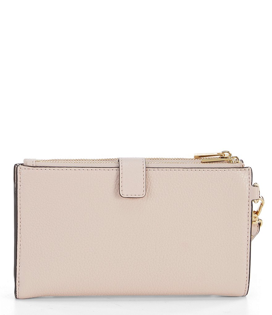 HOBO Link Leather Zip Wristlet