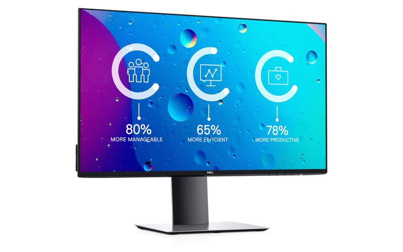 Dell UltraSharp 24" Monitor  -  1920 x 1080 Full HD display - 60Hz refresh rate - In-plane Switching Technology - 5 ms response time