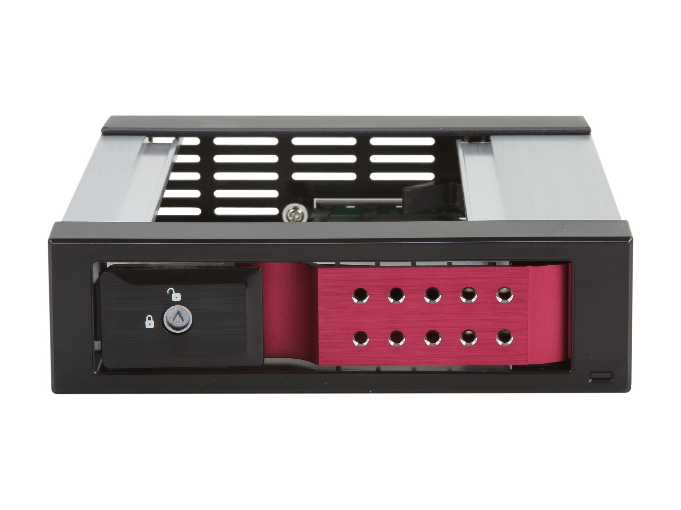 iStarUSA BPN-DE110SS-SILVER Trayless 5.25" to 3.5" SATA SAS 6 Gbps HDD Hot-swap Rack