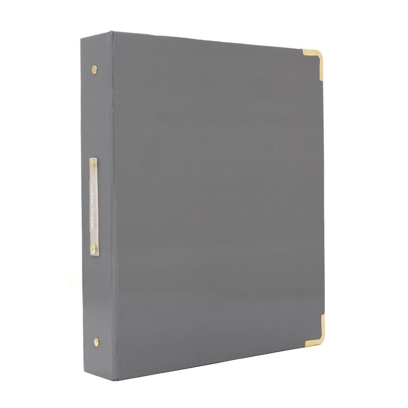 1.5" Round Ring Binder Signature Charcoal - Russell+Hazel