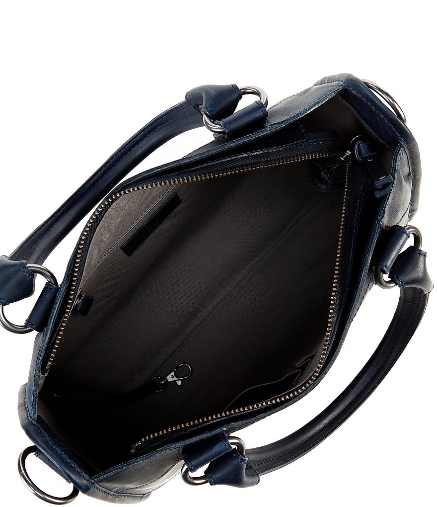 Frye Melissa Washed Leather Satchel Bag