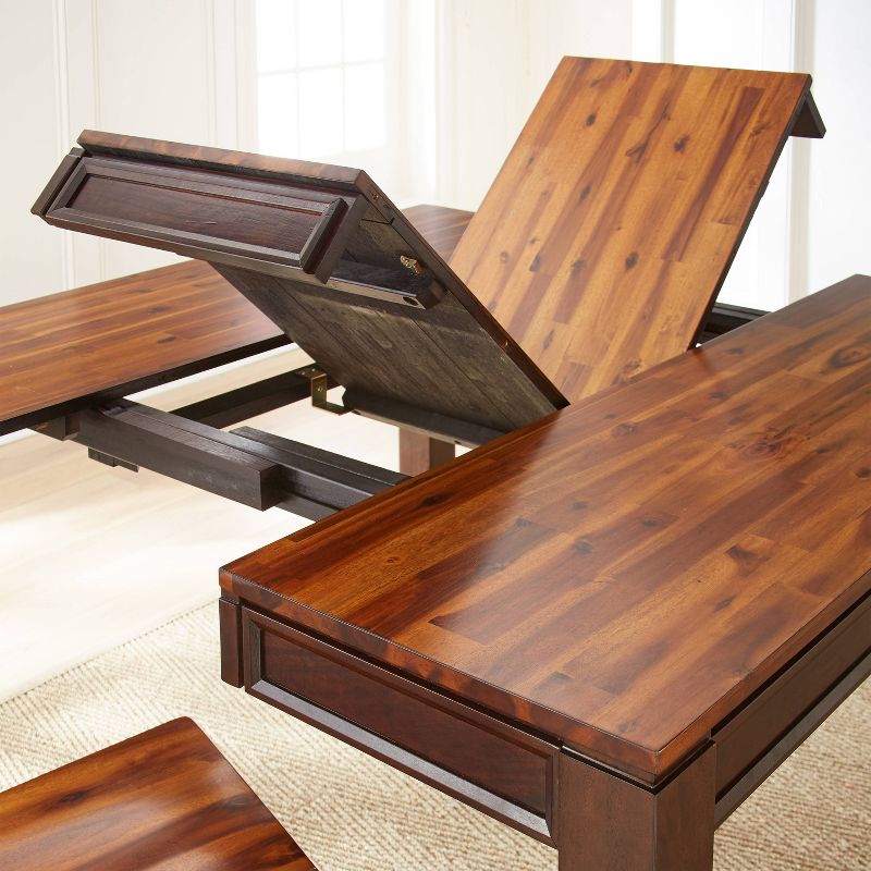 7pc Blair Counter Height Extendable Dining Table Set Cherry - Steve Silver