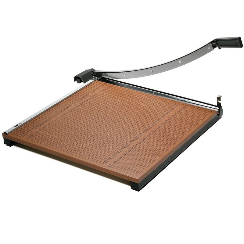 X-Acto Square Commercial Grade Wood Base Guillotine Trimmer 20 Sheets 24" x 24" 26624