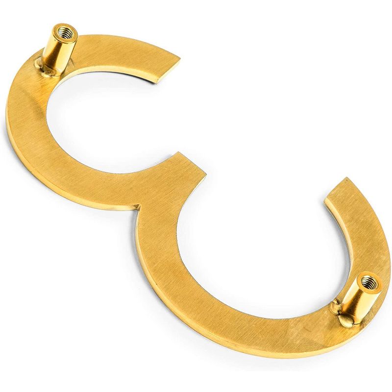 House Numbers Mounting Plate Black 3 Spaces - Hearth & Hand™ with Magnolia