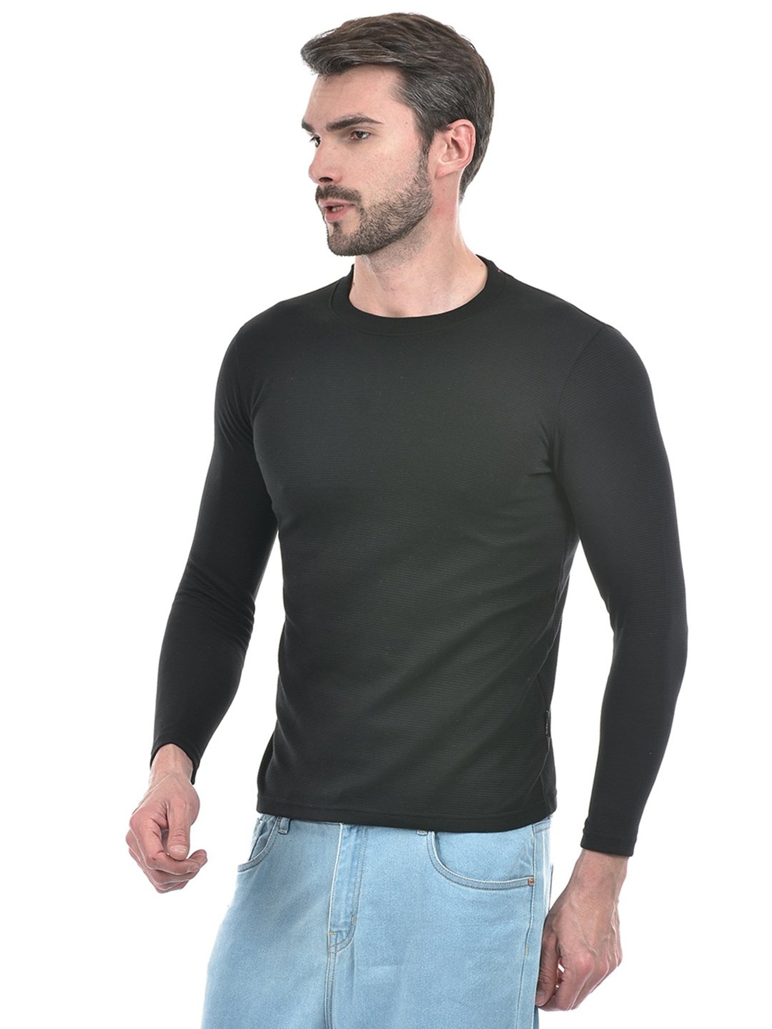 Integriti Black Regular Fit Crew T-Shirt
