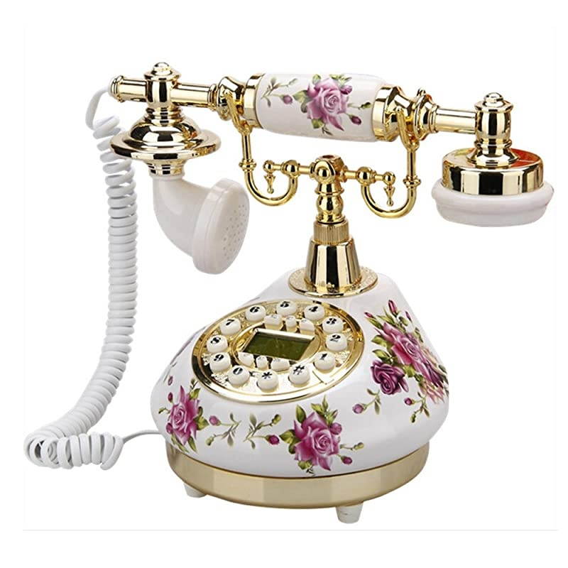 Retro Vintage Antique Telephone Old Fashioned with Push Button dial for Home Decor